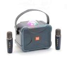T&G TG543 Colorful Integrated Handheld Karaoke Wireless Bluetooth Speaker(Grey) - 1
