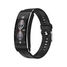 K7 1.14 inch TFT Screen Smart Call Bracelet, BT Call / Heart Rate / Blood Pressure / Blood Oxygen, Strap:Silicone Strap(Black) - 1