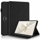 For Honor Pad 9 Tree Life Series Embossed Leather Tablet Case(Black) - 1