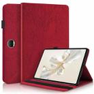 For Honor Pad 9 Tree Life Series Embossed Leather Tablet Case(Red) - 1