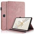 For Honor Pad 9 Tree Life Series Embossed Leather Tablet Case(Rose Gold) - 1