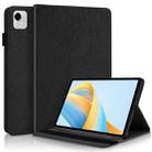 For Honor Pad X9a / X9 Pro Tree Life Series Embossed Leather Tablet Case(Black) - 1