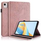 For Honor Pad X9a / X9 Pro Tree Life Series Embossed Leather Tablet Case(Rose Gold) - 1