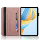 For Honor Pad X9a / X9 Pro Tree Life Series Embossed Leather Tablet Case(Rose Gold) - 3