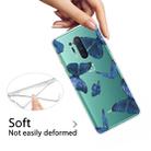 For OnePlus 8 Pro Shockproof Painted Transparent TPU Protective Case(Blue Butterfly) - 3