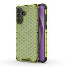 For Samsung Galaxy A56 5G Shockproof Honeycomb PC + TPU Protective Phone Case(Green) - 1