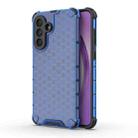 For Samsung Galaxy A56 5G Shockproof Honeycomb PC + TPU Protective Phone Case(Blue) - 1