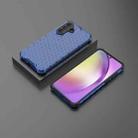 For Samsung Galaxy A56 5G Shockproof Honeycomb PC + TPU Protective Phone Case(Blue) - 2