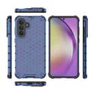 For Samsung Galaxy A56 5G Shockproof Honeycomb PC + TPU Protective Phone Case(Blue) - 3