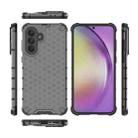 For Samsung Galaxy A56 5G Shockproof Honeycomb PC + TPU Protective Phone Case(Black) - 3