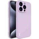 For iPhone 15 Pro Max imak UC-4 Series Straight Edge TPU Phone Case(Purple) - 1