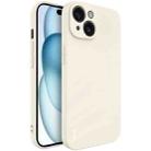 For iPhone 15 imak UC-4 Series Straight Edge TPU Phone Case(White) - 1
