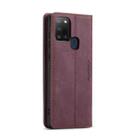 For Samsung Galaxy A21S CaseMe-013 Multifunctional Retro Frosted Horizontal Flip Leather Case with Card Slot & Holder & Wallet(Wine Red) - 3