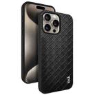 For iPhone 15 Pro Max IMAK LX-5 Series Shockproof PC + PU + TPU Protective Phone Case(Weaving Texture) - 1