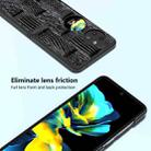 For Huawei P60 Pocket ABEEL Genuine Leather Mahjong Pattern Black Edge Phone Case(Black) - 3
