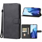 For OUKITEL C36 Leather Phone Case(Black) - 1