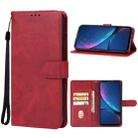 For OUKITEL WP30 Pro Leather Phone Case(Red) - 1