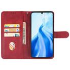 For OUKITEL C51 Leather Phone Case(Red) - 3