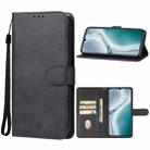 For OUKITEL C50 Leather Phone Case(Black) - 1