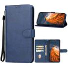 For OUKITEL WP50 Leather Phone Case(Blue) - 1