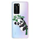 For Huawei P40 Pro Shockproof Painted TPU Protective Case(Bamboo Panda) - 1