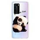 For Huawei P40 Pro Shockproof Painted TPU Protective Case(Fighting Panda) - 1
