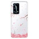 For Huawei P40 Pro+ Shockproof Painted TPU Protective Case(Cherry Blossoms) - 1