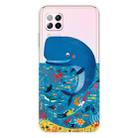 For Huawei P40 lite / nova 6 SE Shockproof Painted TPU Protective Case(Whale Seabed) - 1