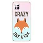 For Huawei P40 lite / nova 6 SE Shockproof Painted TPU Protective Case(Fox) - 1