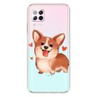 For Huawei P40 lite E / Y7p Shockproof Painted TPU Protective Case(Love Corgi) - 1