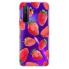 For Huawei P40 lite 5G / nova 7 SE Shockproof Painted TPU Protective Case(Strawberry) - 1