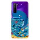 For Huawei P40 lite 5G / nova 7 SE Shockproof Painted TPU Protective Case(Whale Seabed) - 1