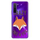 For Huawei P40 lite 5G / nova 7 SE Shockproof Painted TPU Protective Case(Fox) - 1