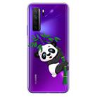 For Huawei P40 lite 5G / nova 7 SE Shockproof Painted TPU Protective Case(Bamboo Panda) - 1