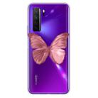 For Huawei P40 lite 5G / nova 7 SE Shockproof Painted TPU Protective Case(Red Butterfly) - 1