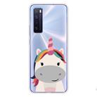 For Huawei nova 7 5G Shockproof Painted TPU Protective Case(Fat Unicorn) - 1