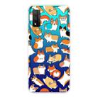 For Huawei P smart 2020 Shockproof Painted TPU Protective Case(Corgis) - 1