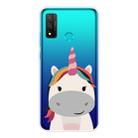 For Huawei P smart 2020 Shockproof Painted TPU Protective Case(Fat Unicorn) - 1