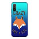 For Huawei P smart 2020 Shockproof Painted TPU Protective Case(Fox) - 1