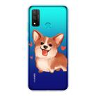 For Huawei P smart 2020 Shockproof Painted TPU Protective Case(Love Corgi) - 1