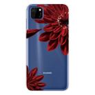 For Huawei Y5p / Honor 9S Shockproof Painted TPU Protective Case(Red Flower) - 1