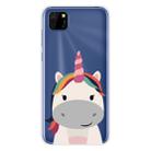 For Huawei Y5p / Honor 9S Shockproof Painted TPU Protective Case(Fat Unicorn) - 1