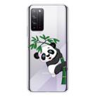 For Huawei Honor X10 5G Shockproof Painted TPU Protective Case(Bamboo Panda) - 1