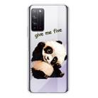 For Huawei Honor X10 5G Shockproof Painted TPU Protective Case(Fighting Panda) - 1