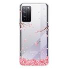 For Huawei Honor X10 5G Shockproof Painted TPU Protective Case(Cherry Blossoms) - 1