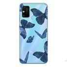 For Huawei Honor 9A Shockproof Painted TPU Protective Case(Blue Butterfly) - 1