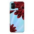 For Huawei Honor 9A Shockproof Painted TPU Protective Case(Red Flower) - 1