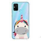 For Huawei Honor 9A Shockproof Painted TPU Protective Case(Fat Unicorn) - 1