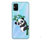 For Huawei Honor 9A Shockproof Painted TPU Protective Case(Bamboo Panda) - 1