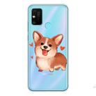 For Huawei Honor 9A Shockproof Painted TPU Protective Case(Love Corgi) - 1